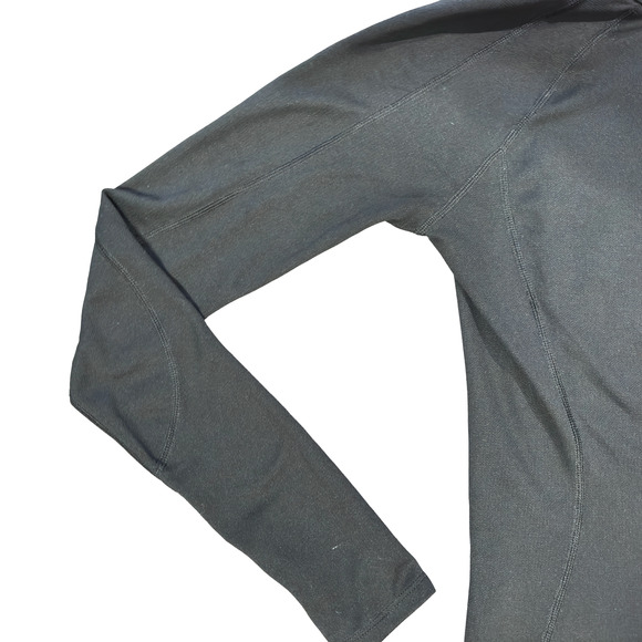 The North Face Black Long Sleeve Athletic Stretch Modern 1/4 Zip Collared Small - Picture 13 of 14